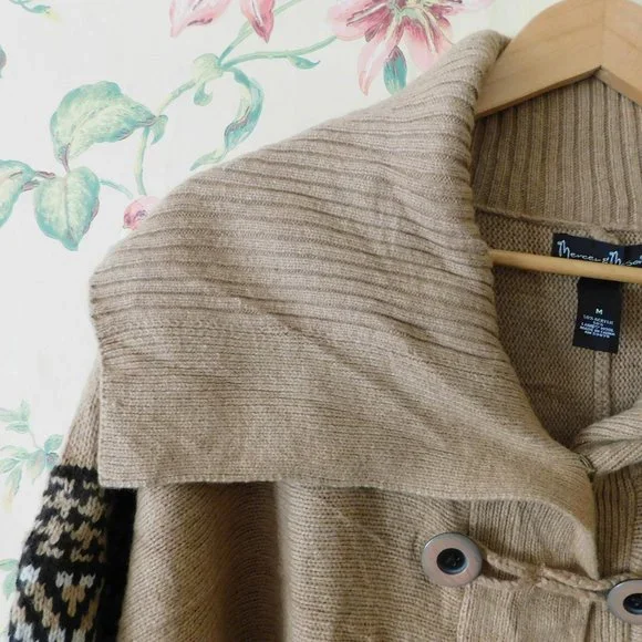 🦔🦔 Aztec Style Lambswool Cardigan - Picture 8 of 10